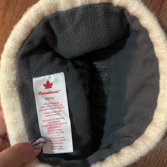 Cuffed Lined Knitted Ribbed Winter Toque - Picture 2 of 2